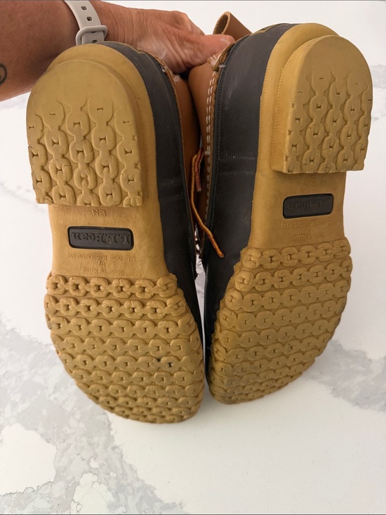 LL Bean duck boots unlined size EM - see description